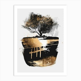 Bonsai Tree Canvas Print Art Print