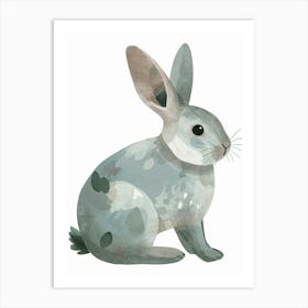 Thrianta Rabbit Kids Illustration 1 Art Print