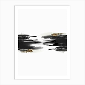 Abstract Brushstrokes 41 Art Print