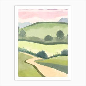 Walk In The Countryside Art Print