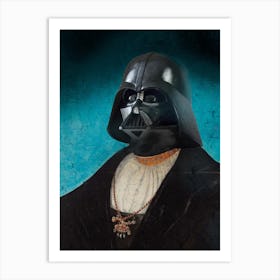 Vintage Sir Vader Art Print