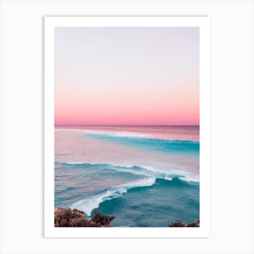 Cala Mesquida Beach, Mallorca, Spain Pink Photography 1 Art Print