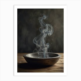 Smoke In A Bowl Art Print