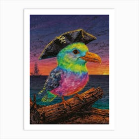 Pirate Bird 4 Art Print