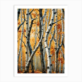 Birch Forest Art Print