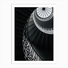 The Tulip Spiral Staircase Greenwich London England Art Print