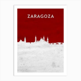 Zaragoza Spain Art Print