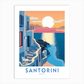 Santorini, Greece Art Print