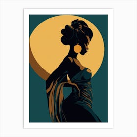 Afro-American Woman 10 Art Print