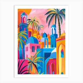 Egyptian City 3 Art Print