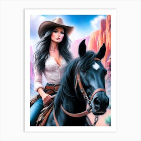 Creative Horse Beauty Illustration Nr 41 Art Print