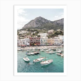 Capri Island Landscape Art Print