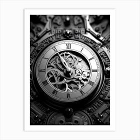 Clock - Wallpaper Art Print