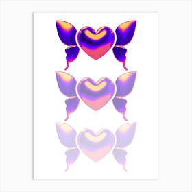 Heart Wings Art Print