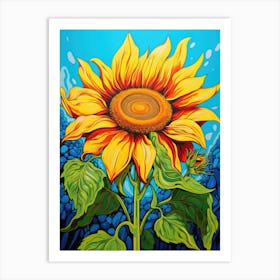 Sunflower 40 Art Print