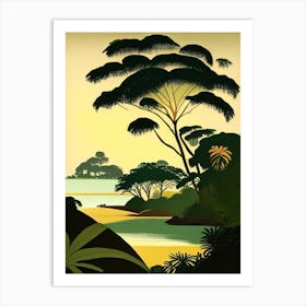 Mafia Island Tanzania Rousseau Inspired Tropical Destination Art Print
