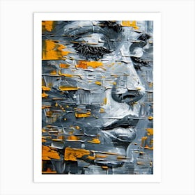 Abstract Of A Woman 45 Art Print