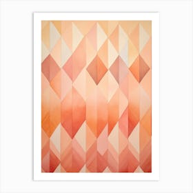 Geometric Pattern Illustration 20 Art Print