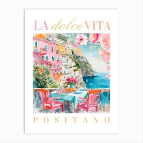 Positano Art Art Print