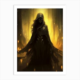 Witch In The Forest Art Print