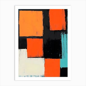 Abstract Squares 4 Art Print