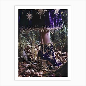 Starry Night starry boots Art Print