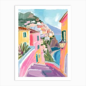 Amalfi Coast La Dolce Vita Poster 9 Art Print