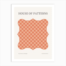 Checkered Pattern Poster 5 Art Print