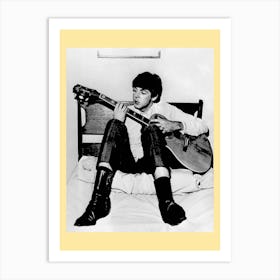 Paul McCartney the beatles 8 Art Print