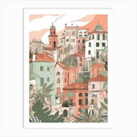 Genoa 2, Italy Illustration Art Print