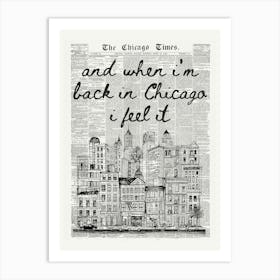 Chicago | End of Beginning 1 Art Print