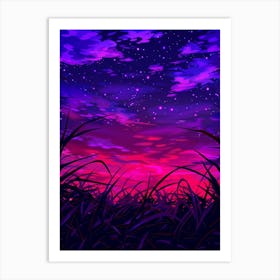 Night Sky 3 Art Print