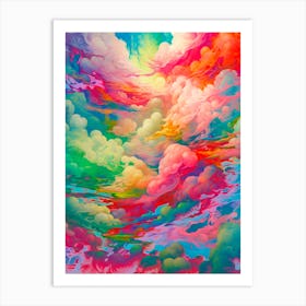 Just a Cloud Art Print