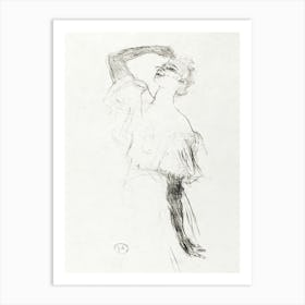 Yvette Guilbert (1894), 1, Henri de Toulouse-Lautrec Art Print