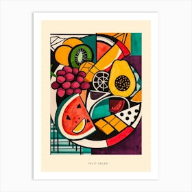 Fruit Salad  Art Deco Poster Art Print