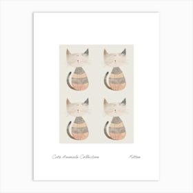 Cute Animals Collection Kitten 1 Art Print