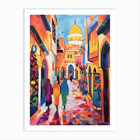 Marrakech Morocco 2 Fauvist Painting Art Print
