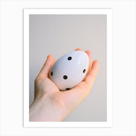 Polka Dot Egg 2 Art Print