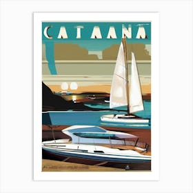 Catamaran 1 Art Print