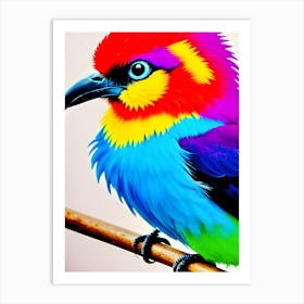 Colorful Bird ~ Reimagined 4 Art Print