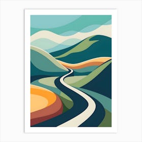 Road To Nowhere 3 Art Print