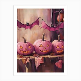 Halloween Pumpkins 48 Art Print