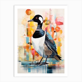 Bird Painting Collage Coot 1 Art Print