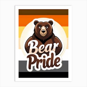 Strength in Unity Gay Bear Pride Art Art Print