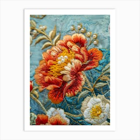 Chinese Embroidery 65 Art Print