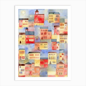 Venice Watercolor Art Print