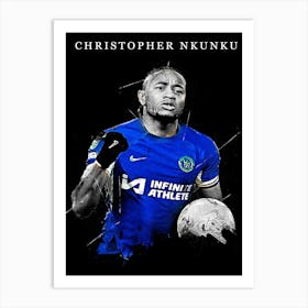 Christopher Nkunku Chelsea 1 Art Print