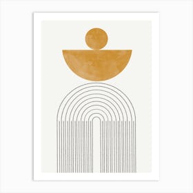 Mid Century Modern Design Art Print