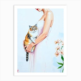 Feline Creative Cat Illustration 44 1 Art Print