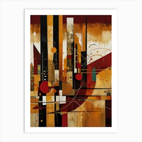 Abstract Cityscape 5 Art Print